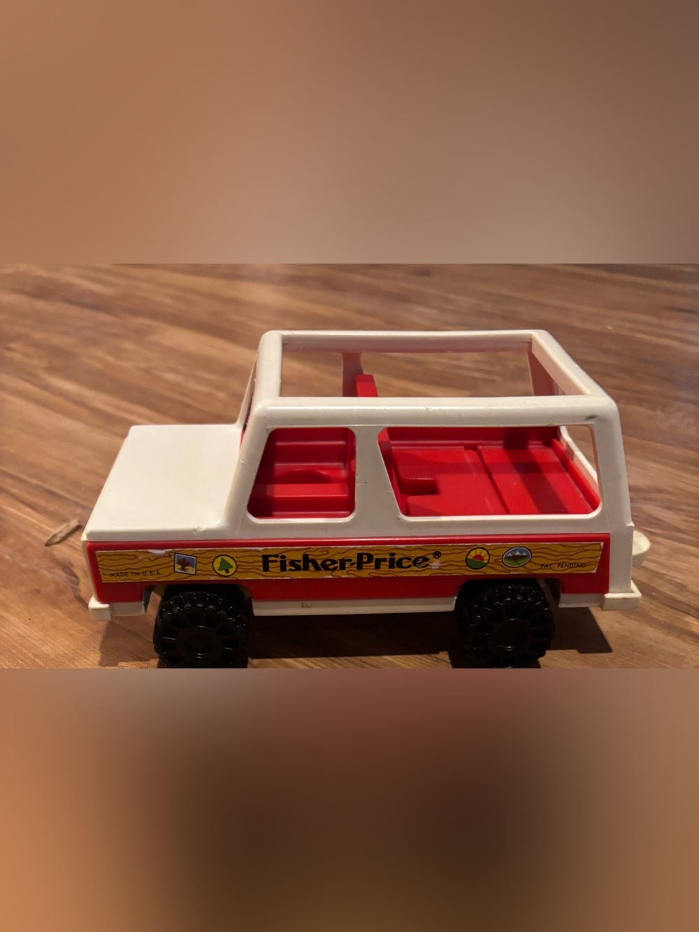 Vintage Fisher-Price Toy SUV / Camper Truck #882 (1978)